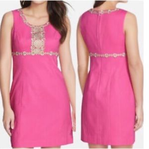 Lilly Pulitzer Rosie Shift Dress in HOTTY PINK